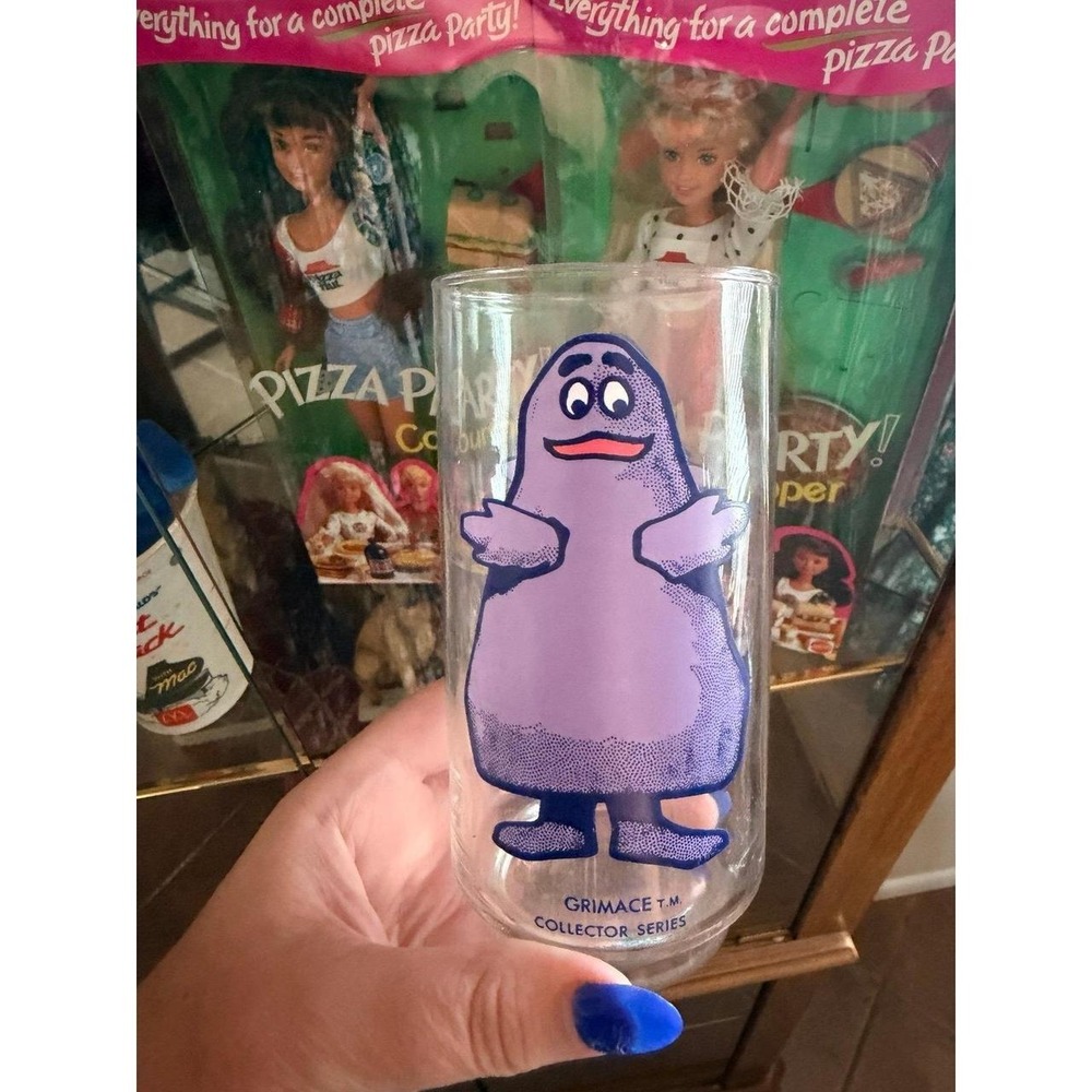 1977 McDonald's Grimace glass